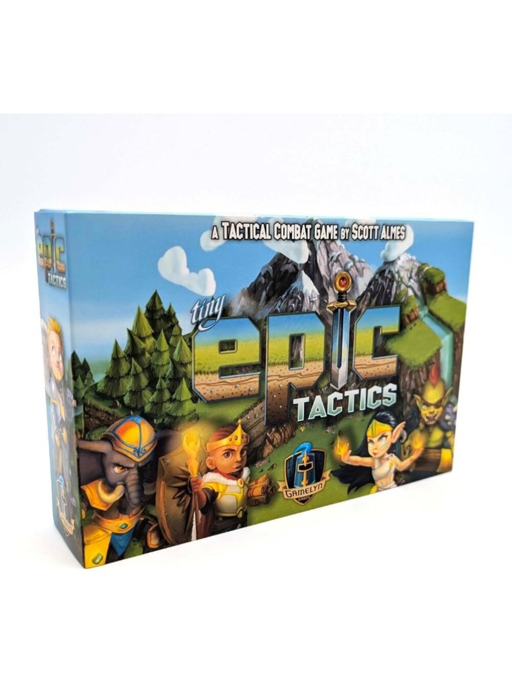 Deluxe Tiny Epic Tactics Board Game with 3D Terrain - Strategy & Combat Fun!